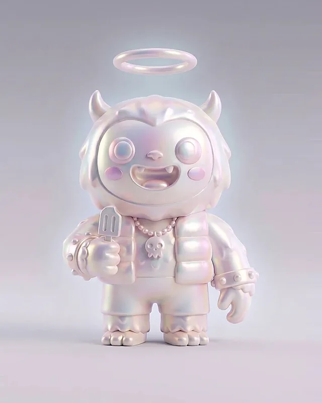 Angel Yeti, a collectible vinyl figure
